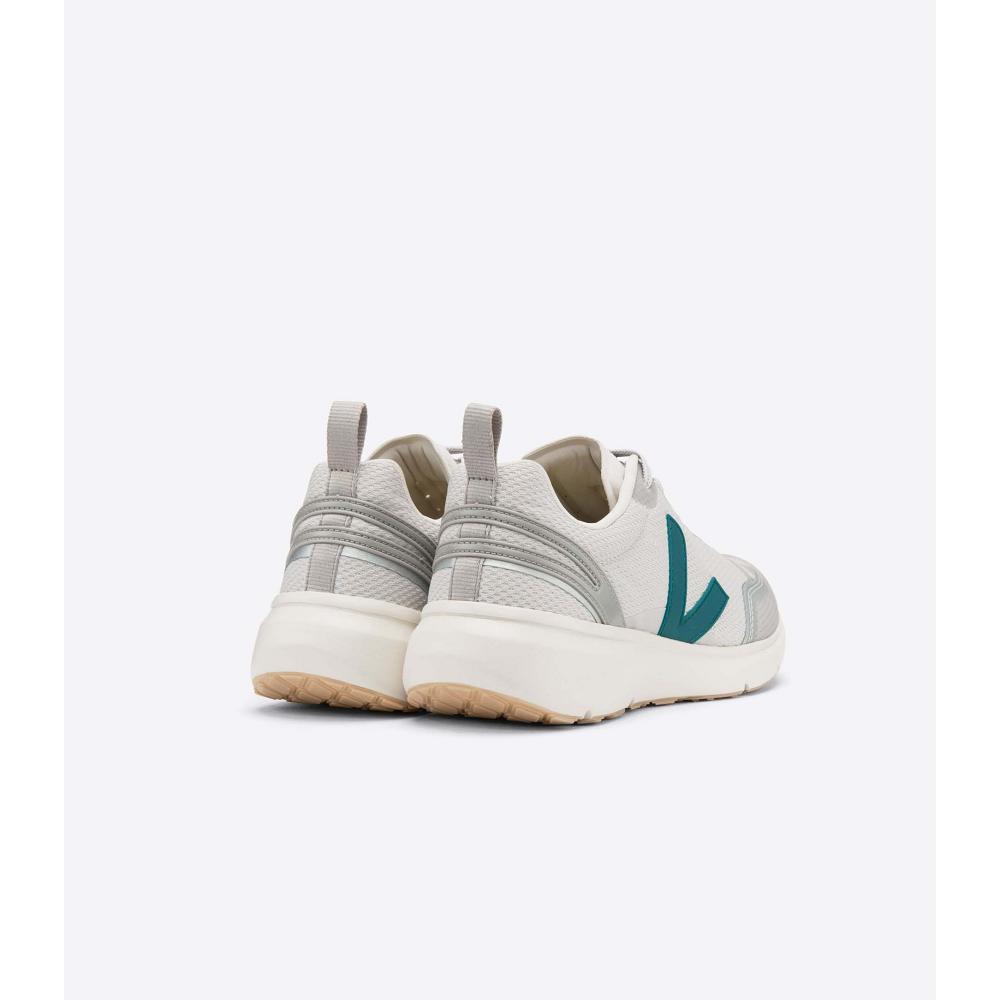 Veja CONDOR 2 ALVEOMESH Women's Shoes Grey/Green | NZ 494DFM